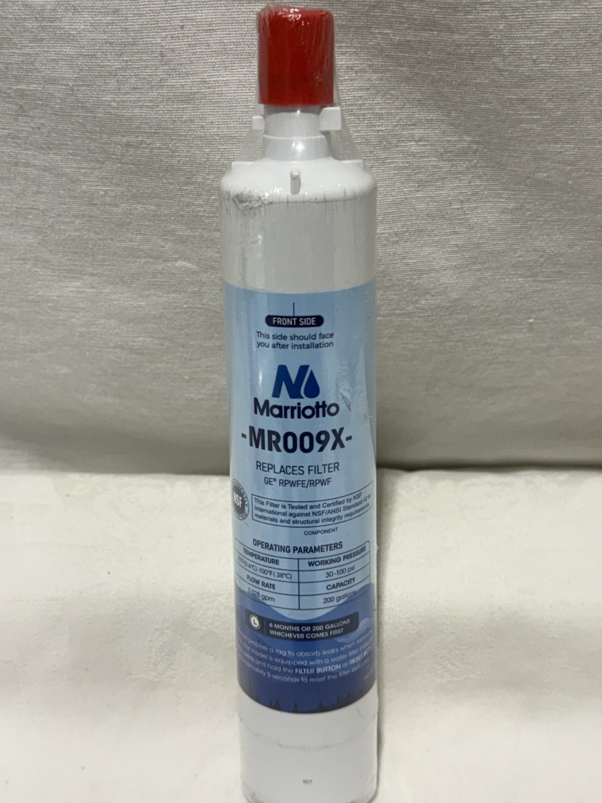 Marriotto MR009X Refrigerator Replacement Water Filter For GE RPWFE/RPWF – NEW