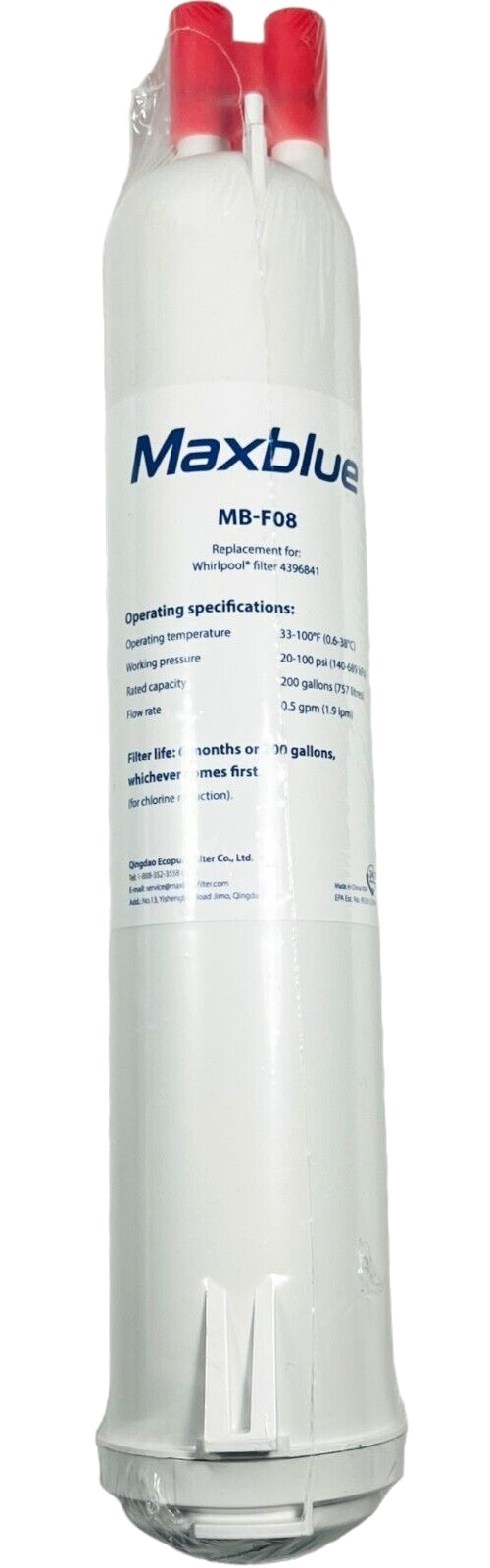Maxblue MB-F08 Refrigerator Filter, Replacement for Kenmore® 46-9083, 46-9030