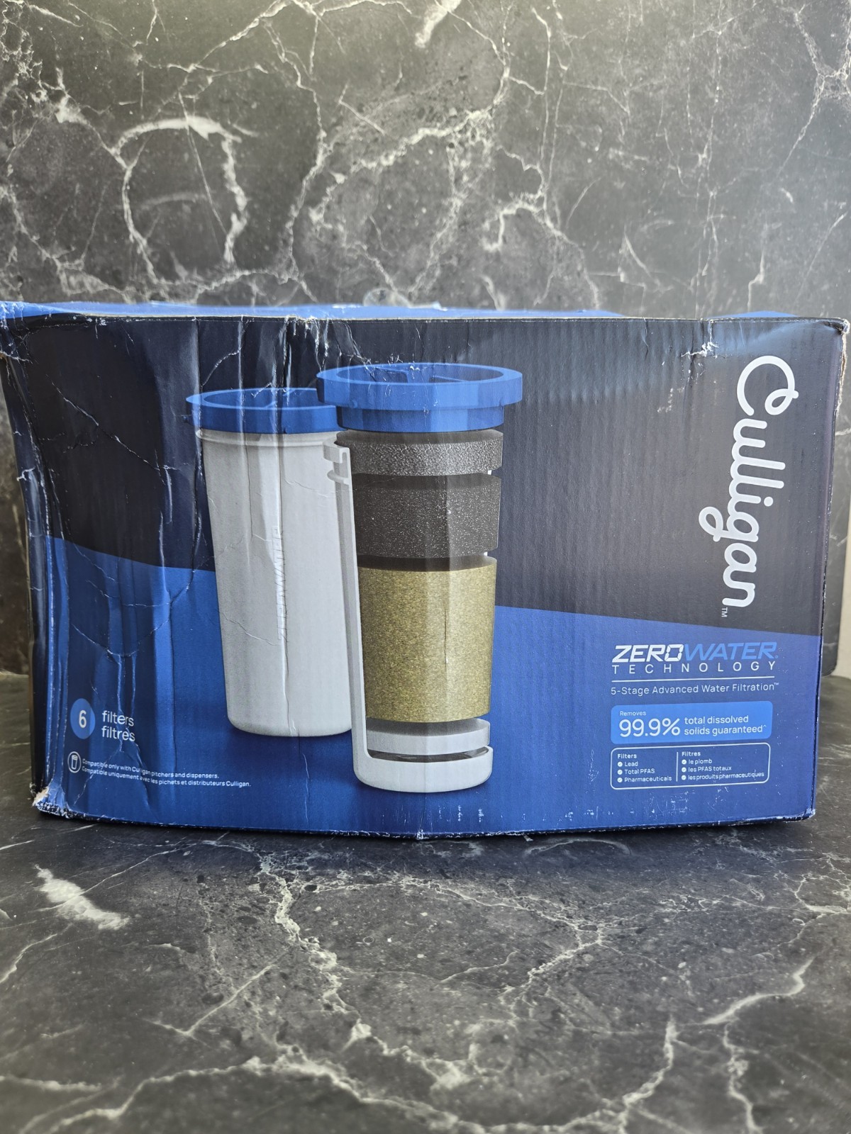 Culligan ZEROF06 ZeroWater 5-Stage Replacement Water Filters 6-PACK.
