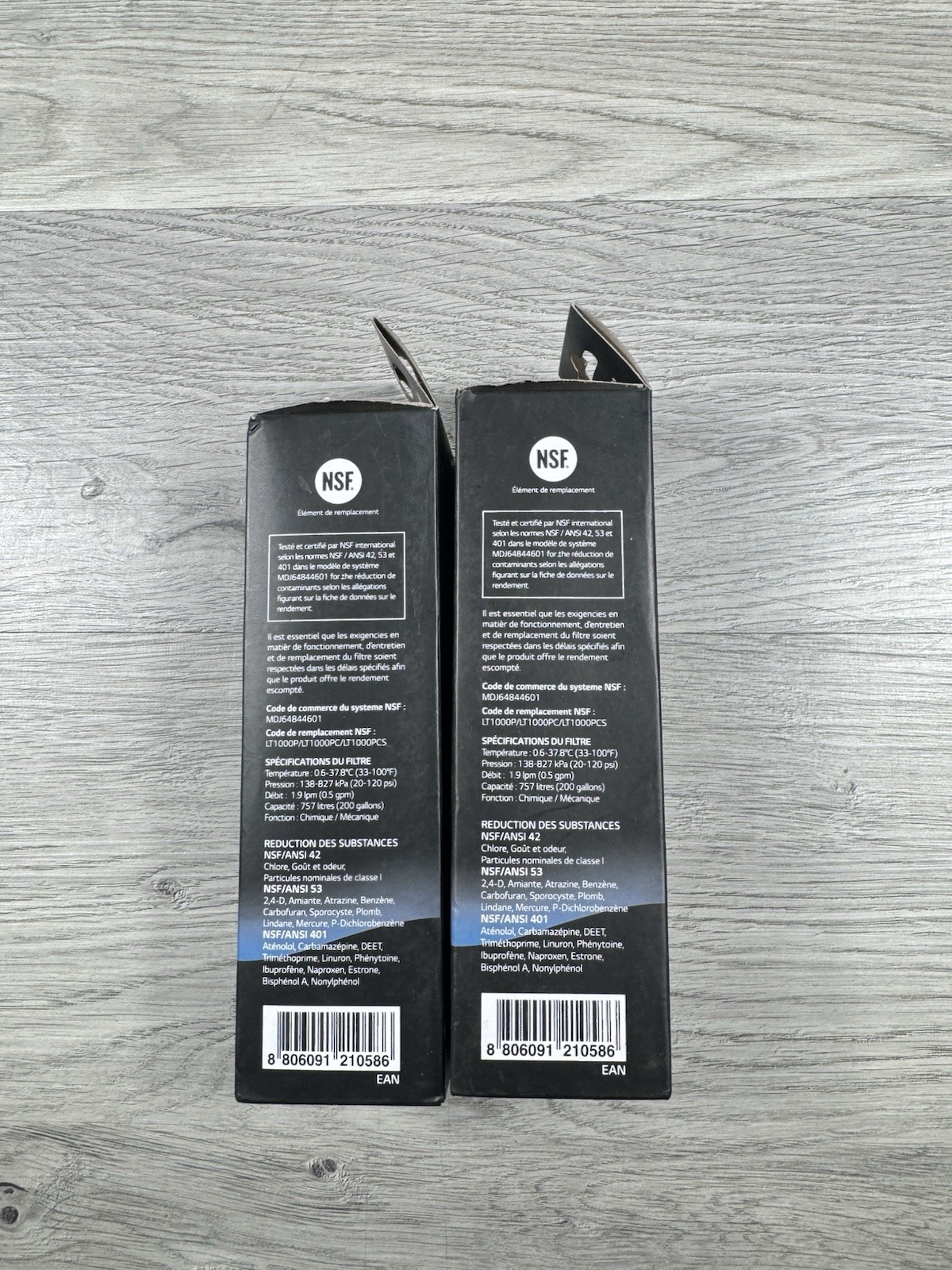 Genuine LG Water Filter Replacement Cartridge LT1000P New/Sealed Lot Of 2