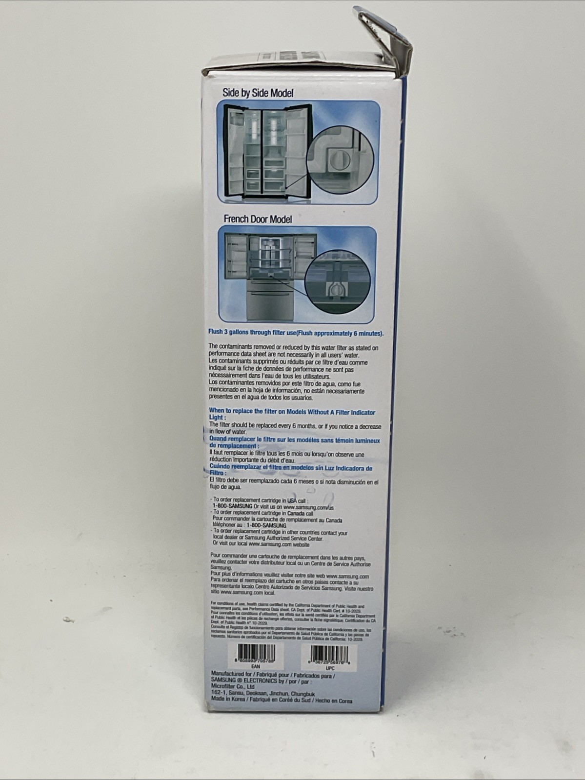 SAMSUNG Genuine Filter for Refrigerator Water and Ice, Carbon Block Filtration