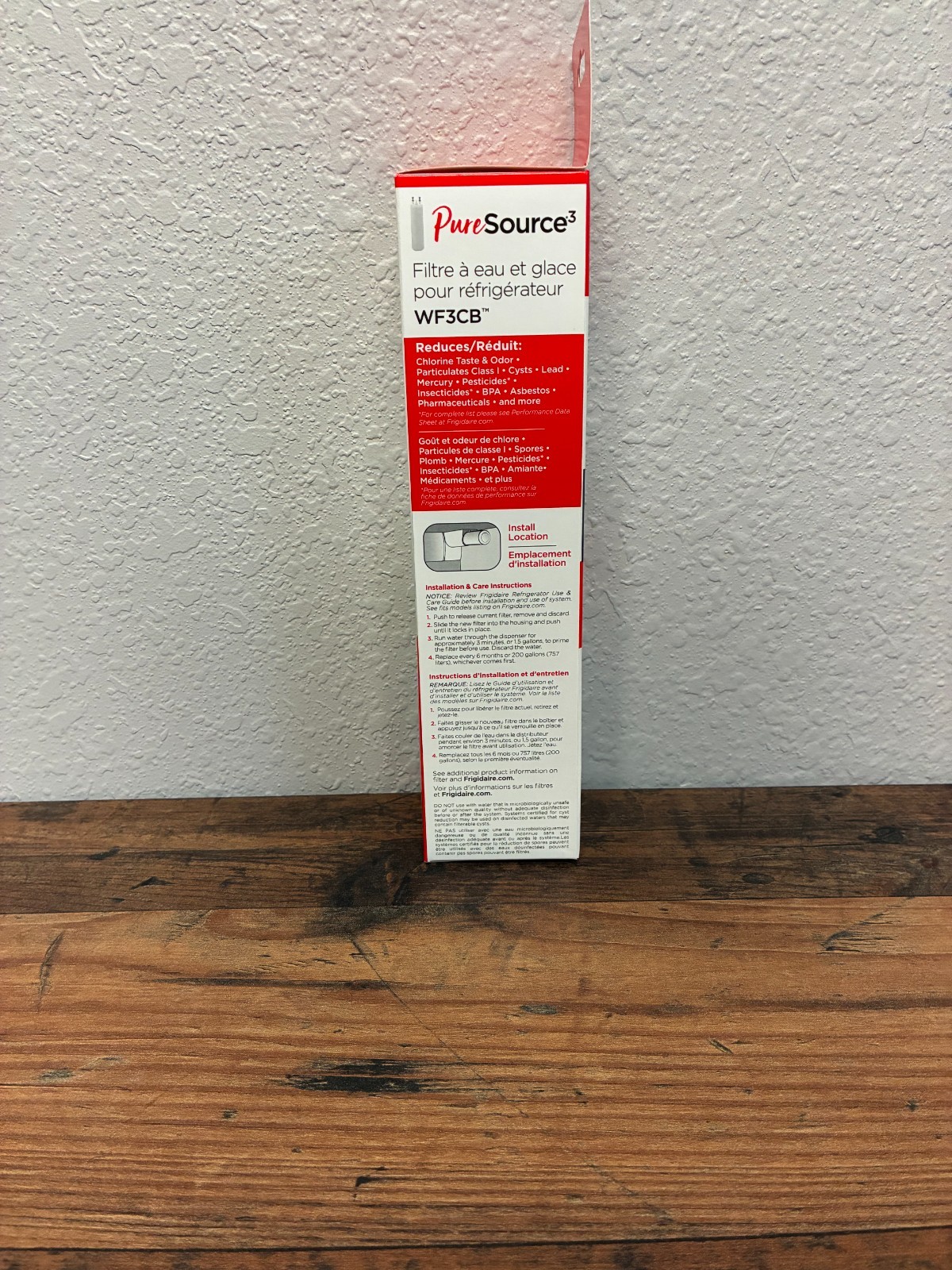 Genuine Frigidaire WF3CB PureSource 3 Refrigerator Water Filter Sealed