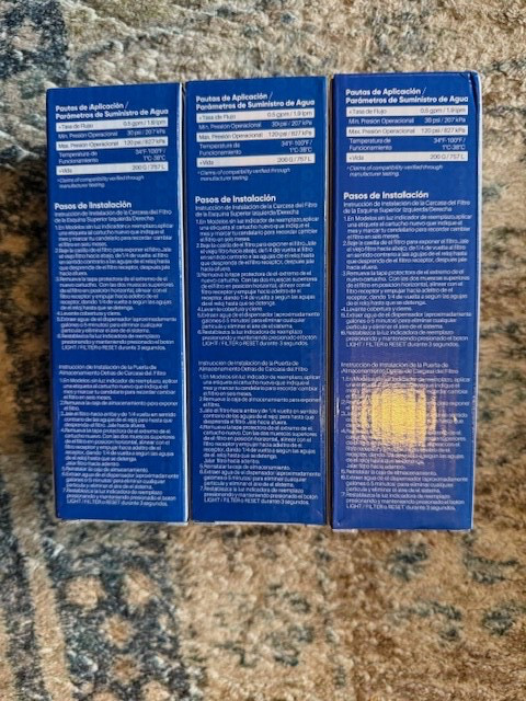 PUREPLUS RWF4700AC Fit for LG LT1000P LT1000 LT1000PC & Air Filter, 3Pack