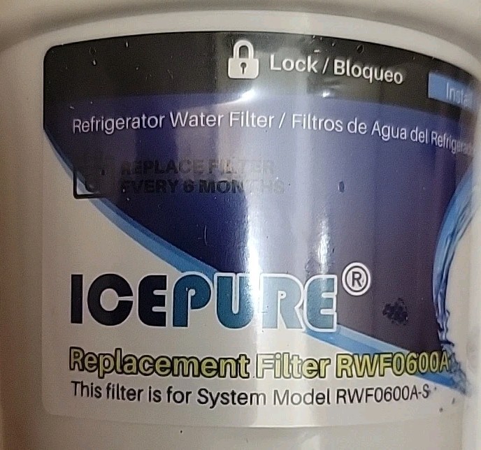 GENUINE ICEPURE RWF0600A REFRIGERATOR WATER FILTER USA SELLER FREE SHIPPING…