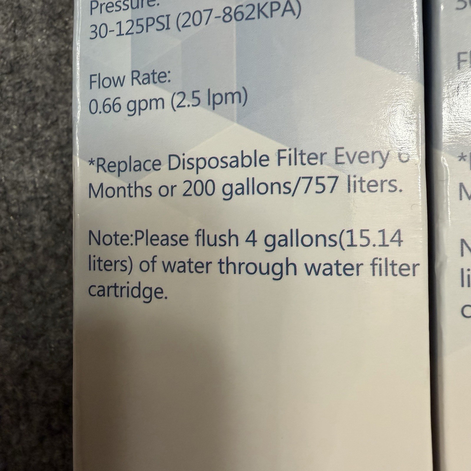 (3) WATEN H20 WATER REPLACEMENT FILTER #4396841*,#43968710,Filter 3,EDR3RXD1*FS!