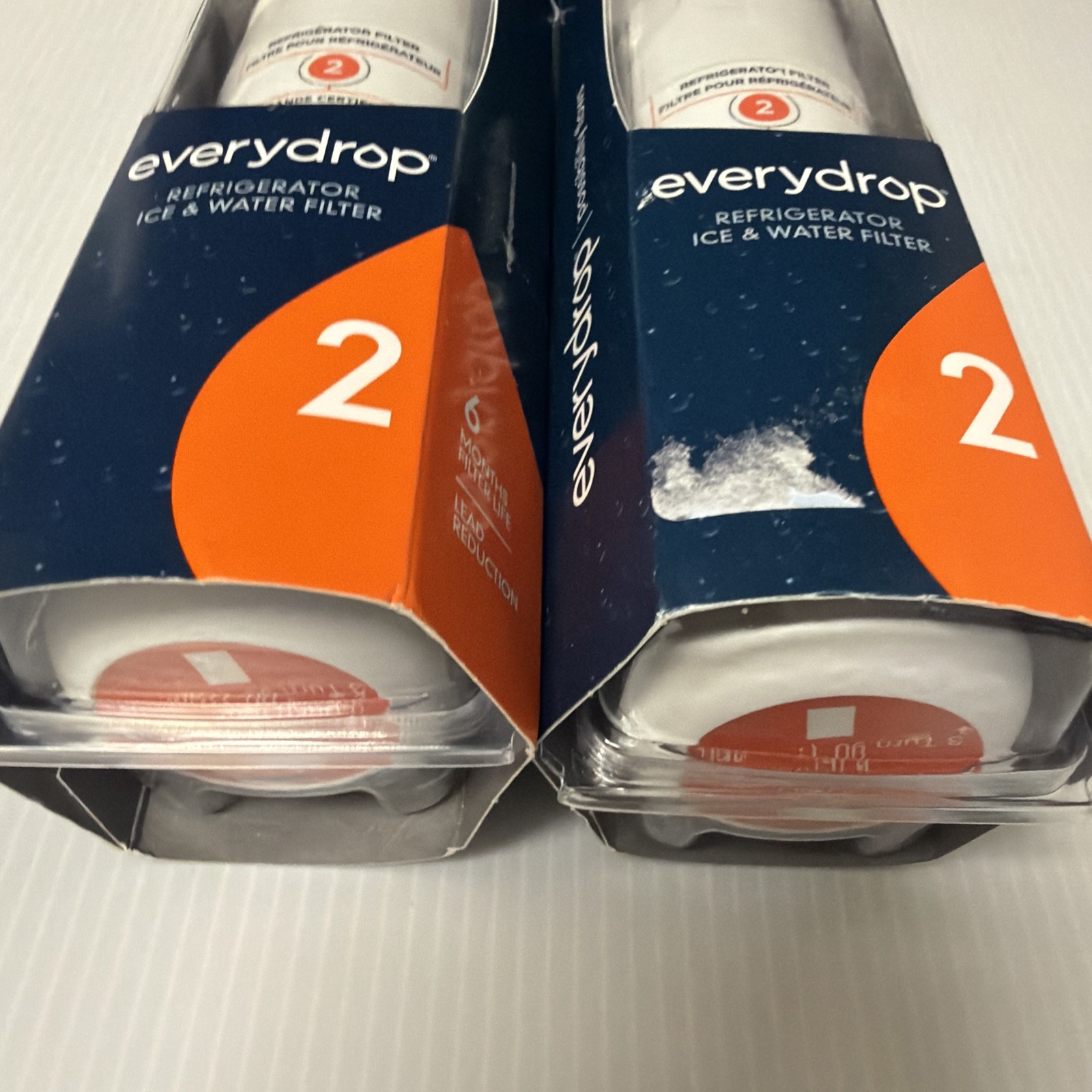 EveryDrop 2 Ice And Water Refrigerator Water Filter ΕDR2RXD1 Lot Of 2 Sealed