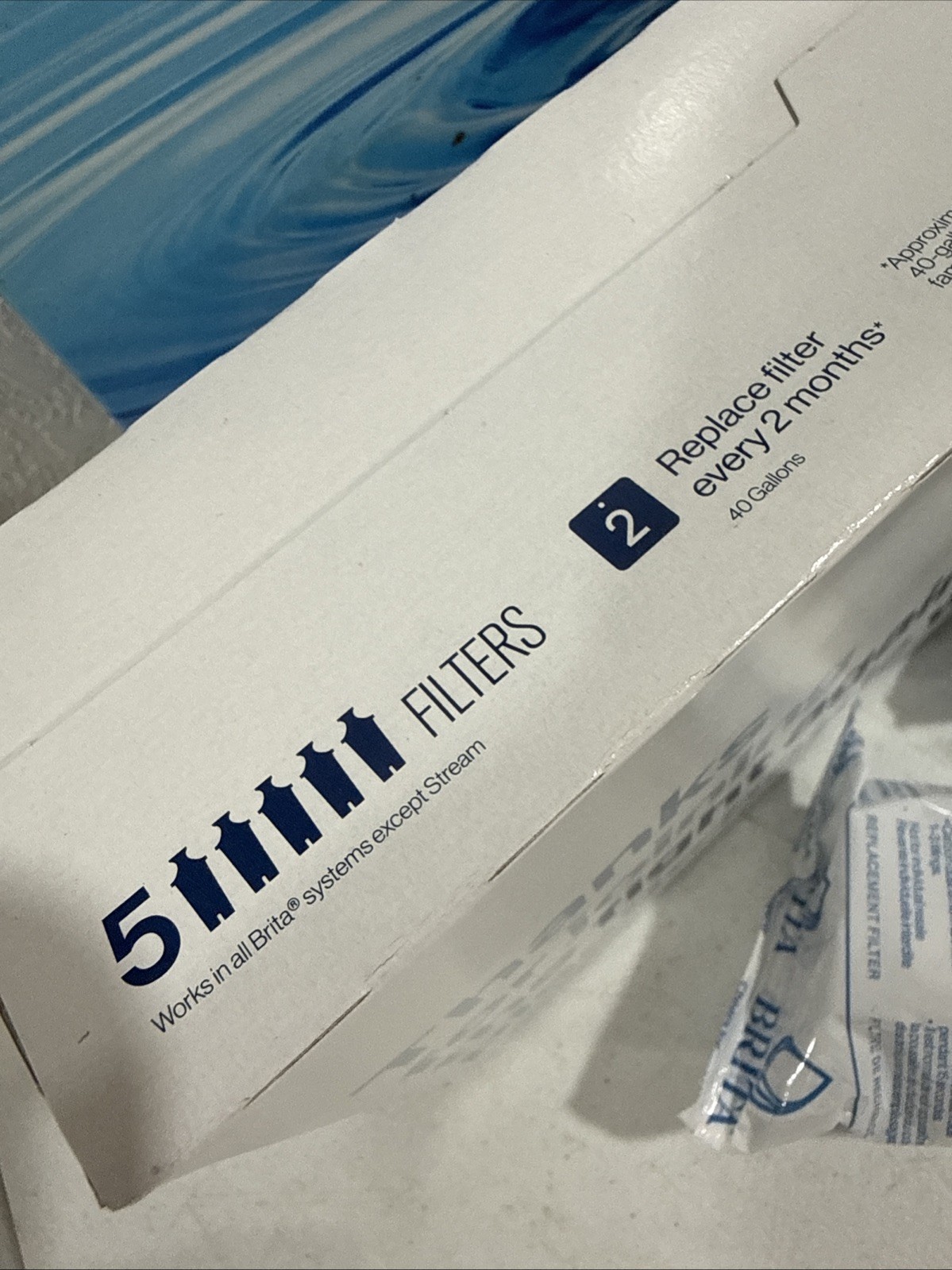 Brita 987554 Pitcher Replacement Filters – 8 Pack- Open Box- See Pictures