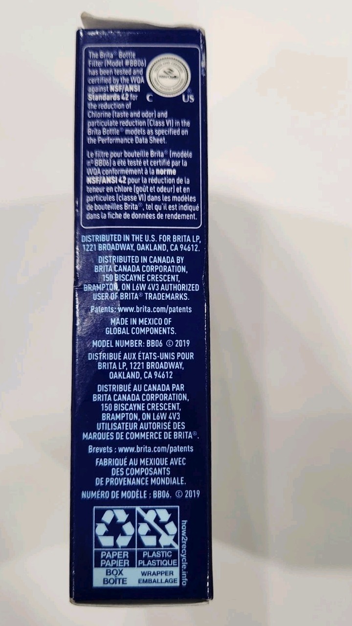 NEW 3 Count Brita Water Bottle Replacement Filters