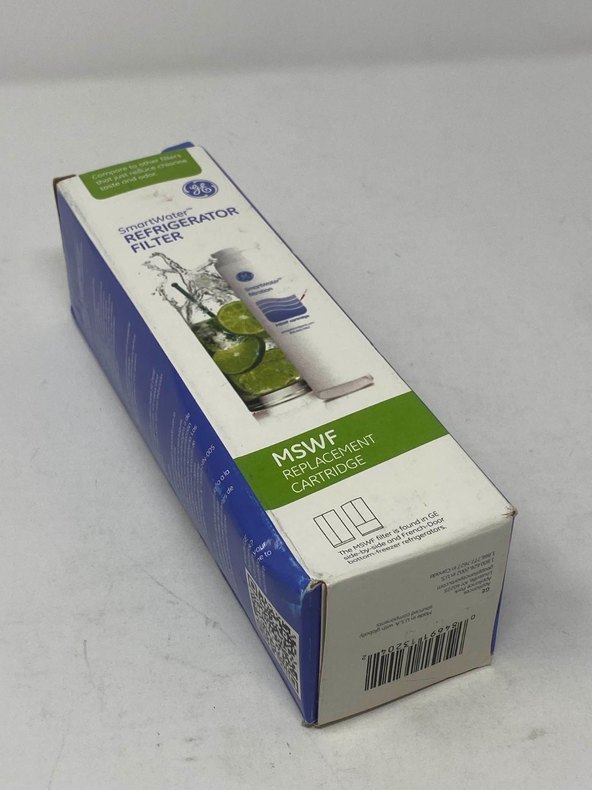 GE MSWF Plastic Twist & Lock Refrigerator Water Filter, Original GE Product