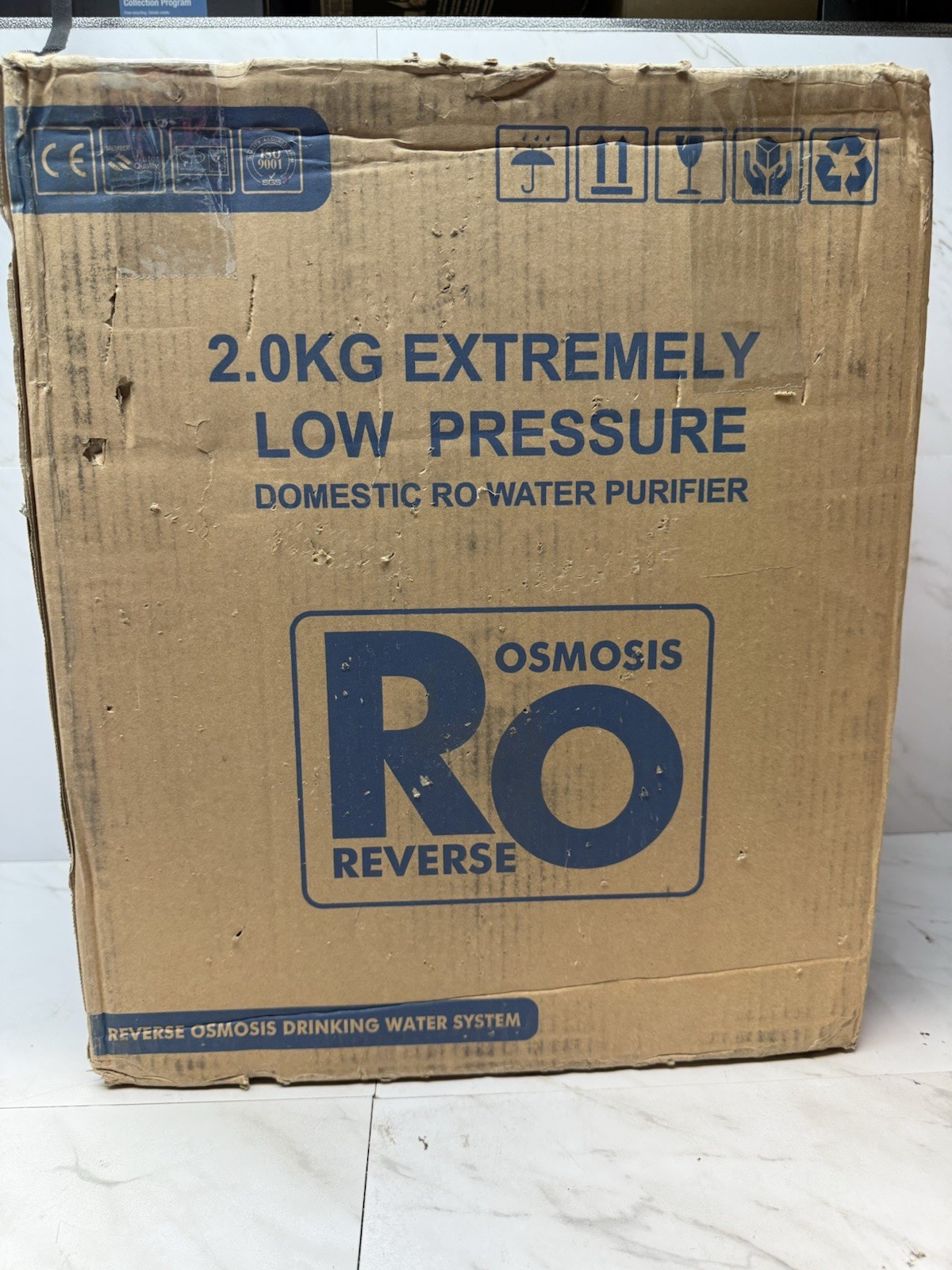 Reverse Osmosis Water Filtration System 4 Stage Under Counter PAE GUC