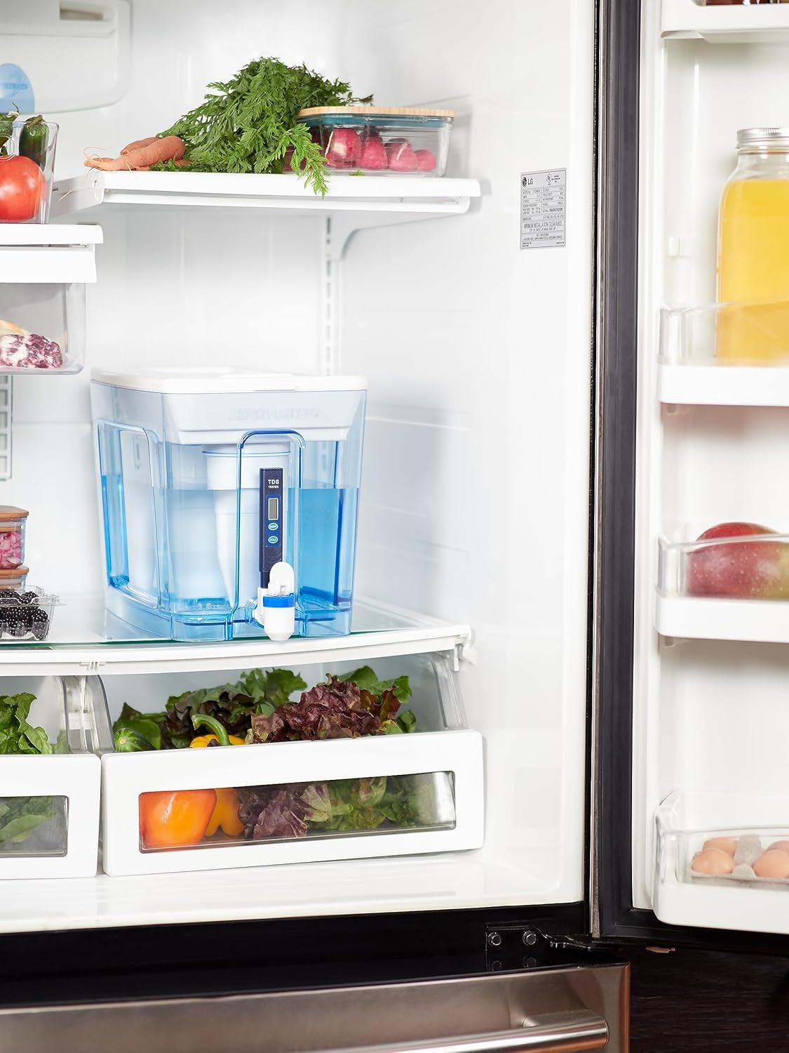 Zerowater 52-Cup Ready-Read 5-Stage Water Filter Pitcher Dispenser with 5-Stage