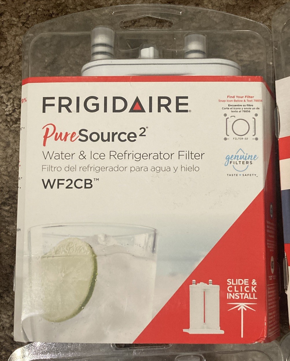 4 Pack – New Frigidaire PureSource2 Water Filter Model WF2CB