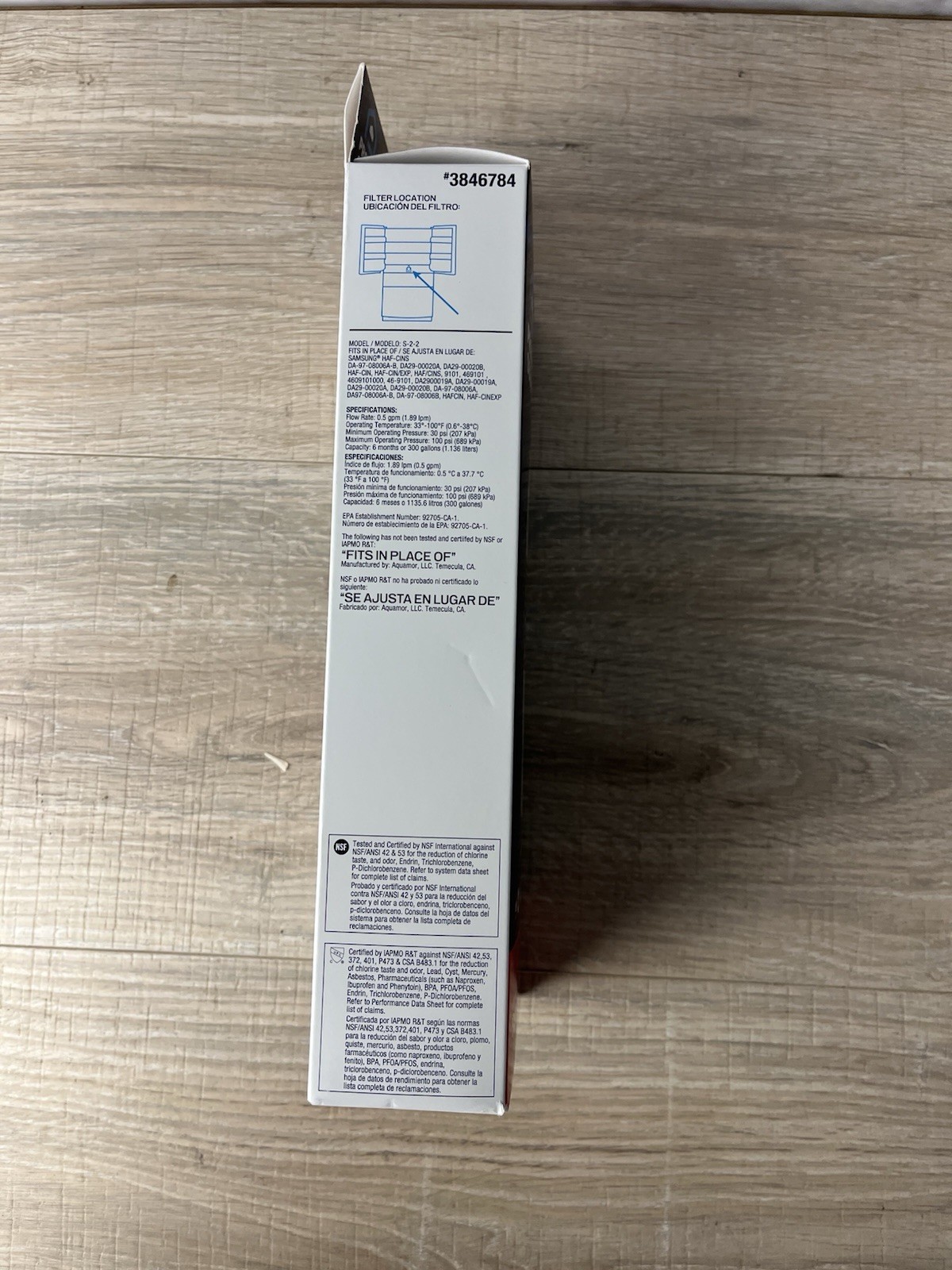 Project Source 3846784 Refrigerator Water Filter 4 Pack (2 Packs Of 2) New