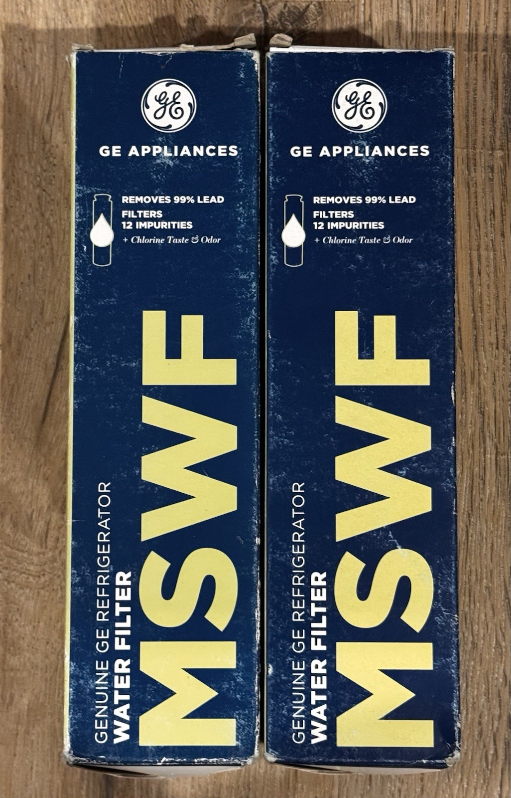 2-GE Appliances MSWF Genuine Refrigerator Water Filter-Lot of 2