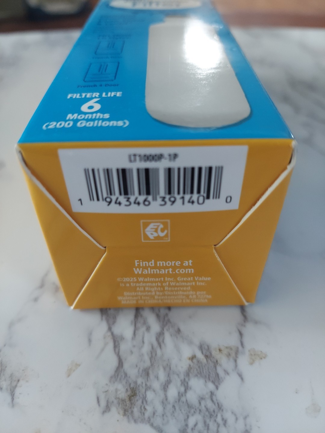 New Great Value Refrigerator Water Filter Compatible LG Replaces LT1000P
