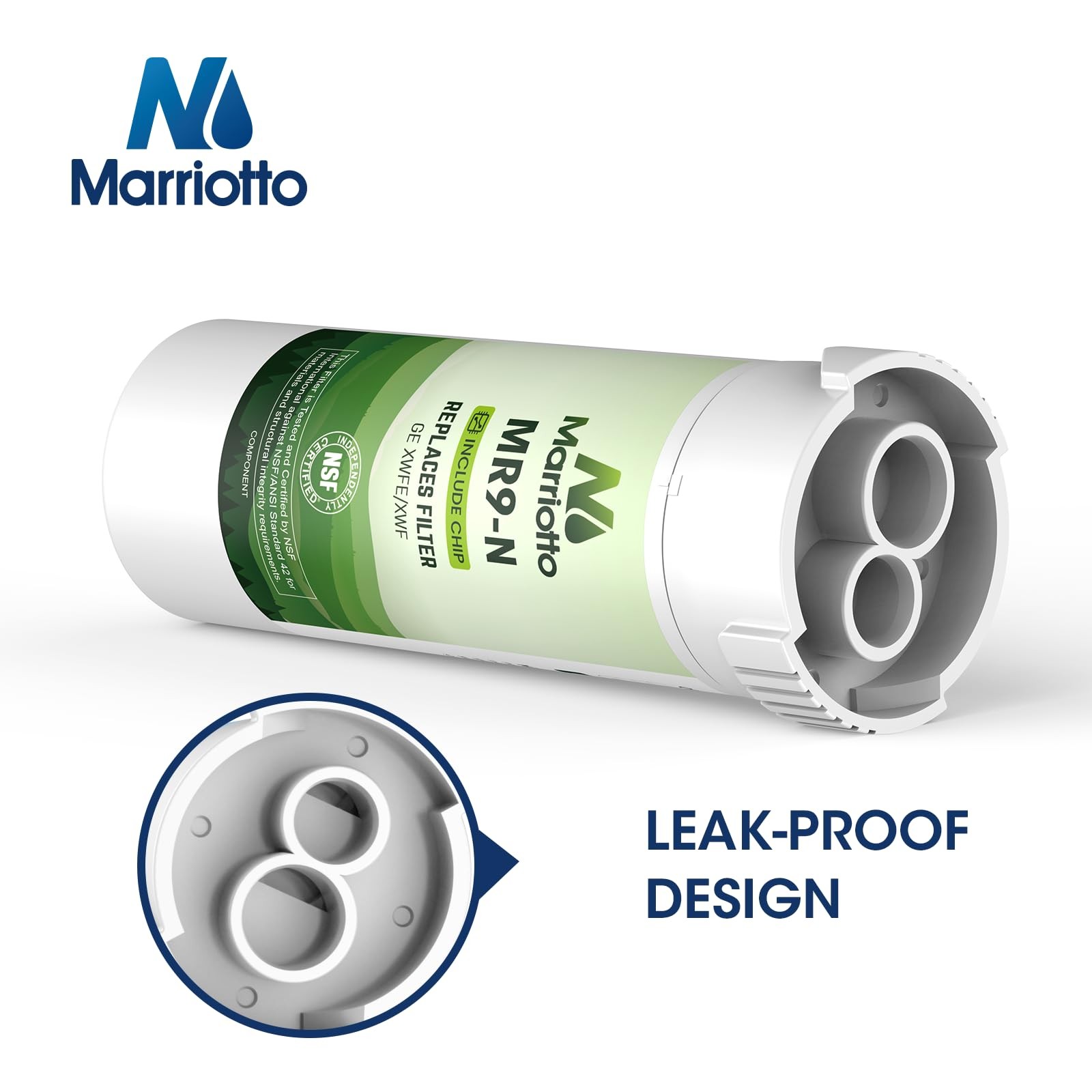 MARRIOTTO Water Filter Compatible with XWFE Builtin CHIP, Replacement for GE …