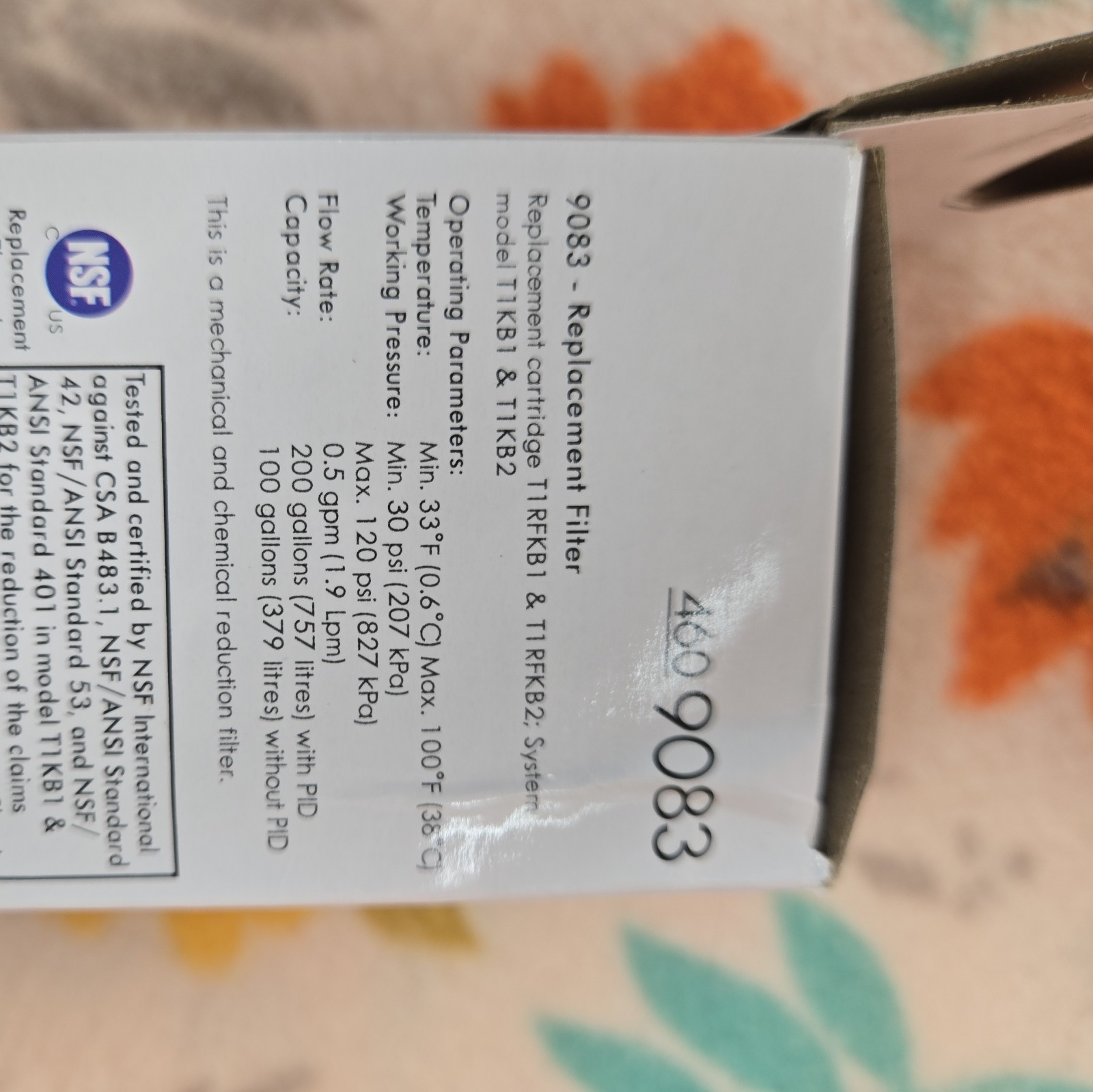 Genuine OEM 9083 Kenmore 4609083 Replacement Refrigerator Water Filter 4609030