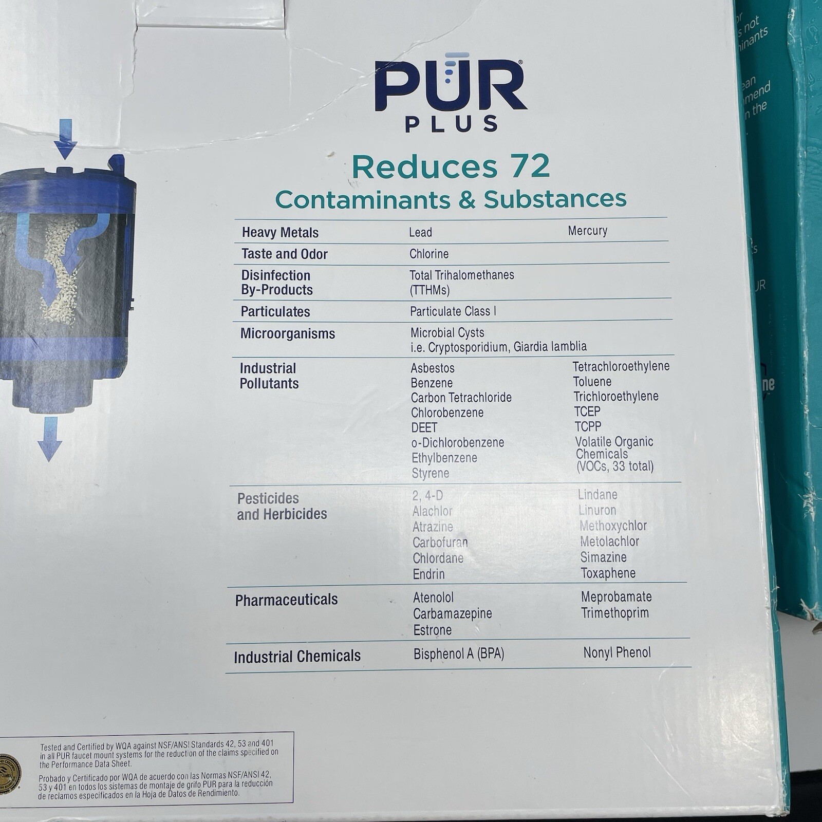 Genuine PUR PLUS Faucet Mount Replacement Filter 2-in-1 (Pack Of 12 Filters) New