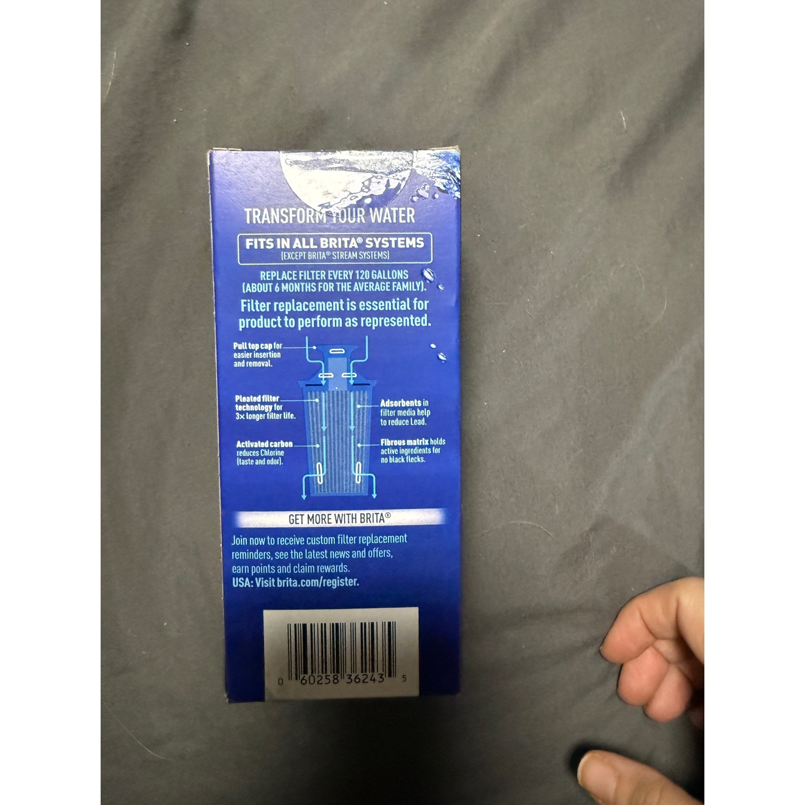 NEW Brita Elite Water Filter Advanced Carbon Core Technology Pitcher Replacement