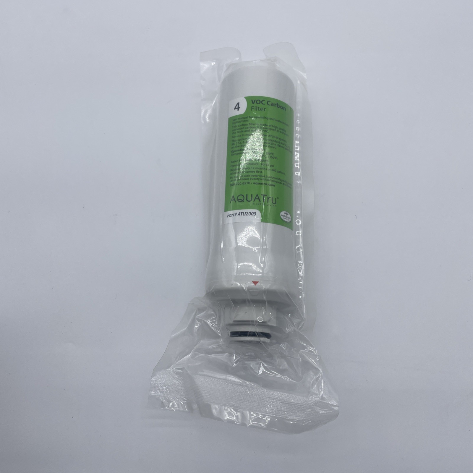 AquaTru VOC Carbon Filter Stage 4 Filter Part # AT2003