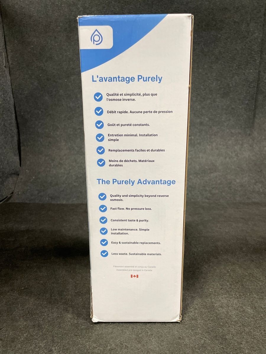 PURELY P1 Under Sink Water Filter 4 Stage Filtration for Pure Water