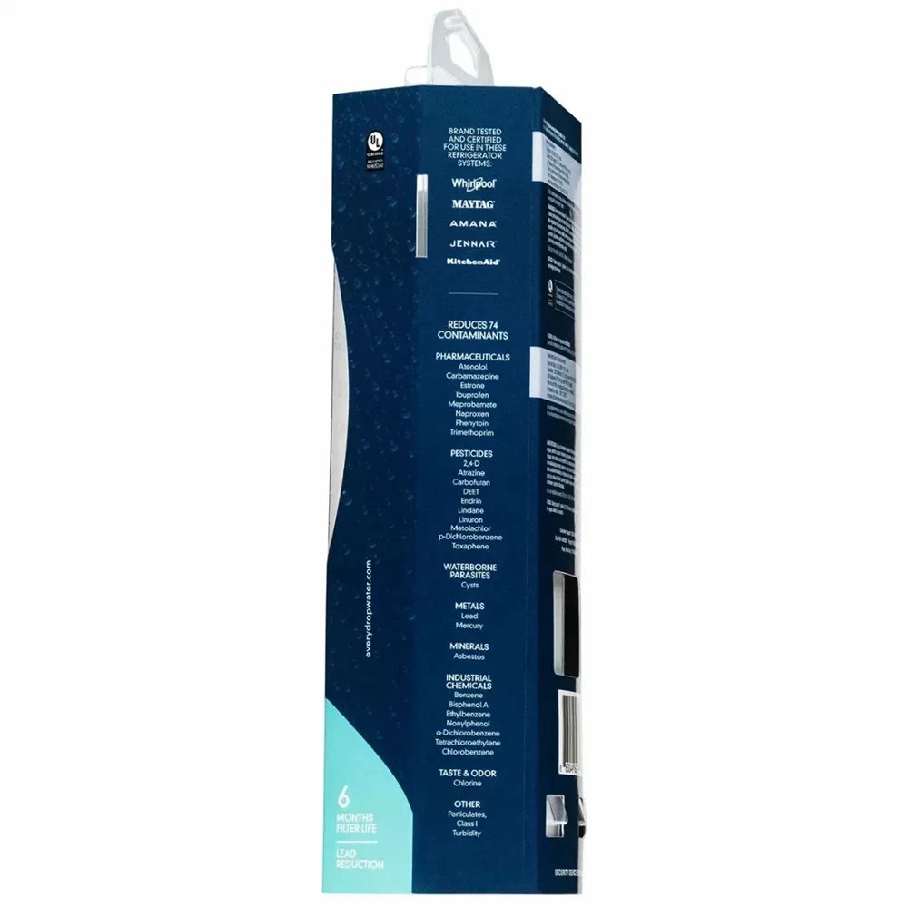 1 Pack EveryDrop by Whirlpool Refrigerator Water Filter A EDRARXD1 Genuine OEM