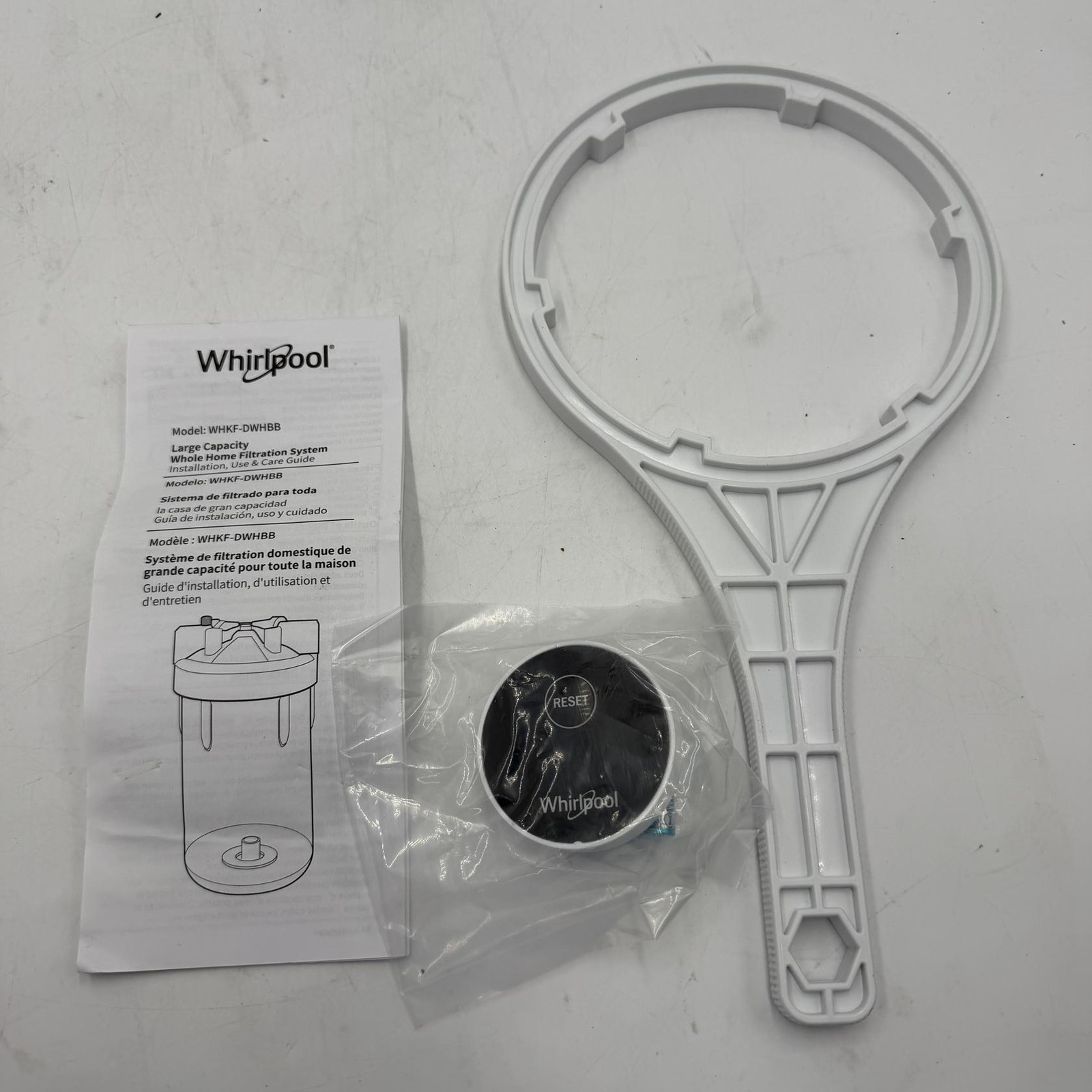 Whirlpool 10″ x 4.5″ Large Capacity Whole House Water Filter Housing WHKF-DWHBB