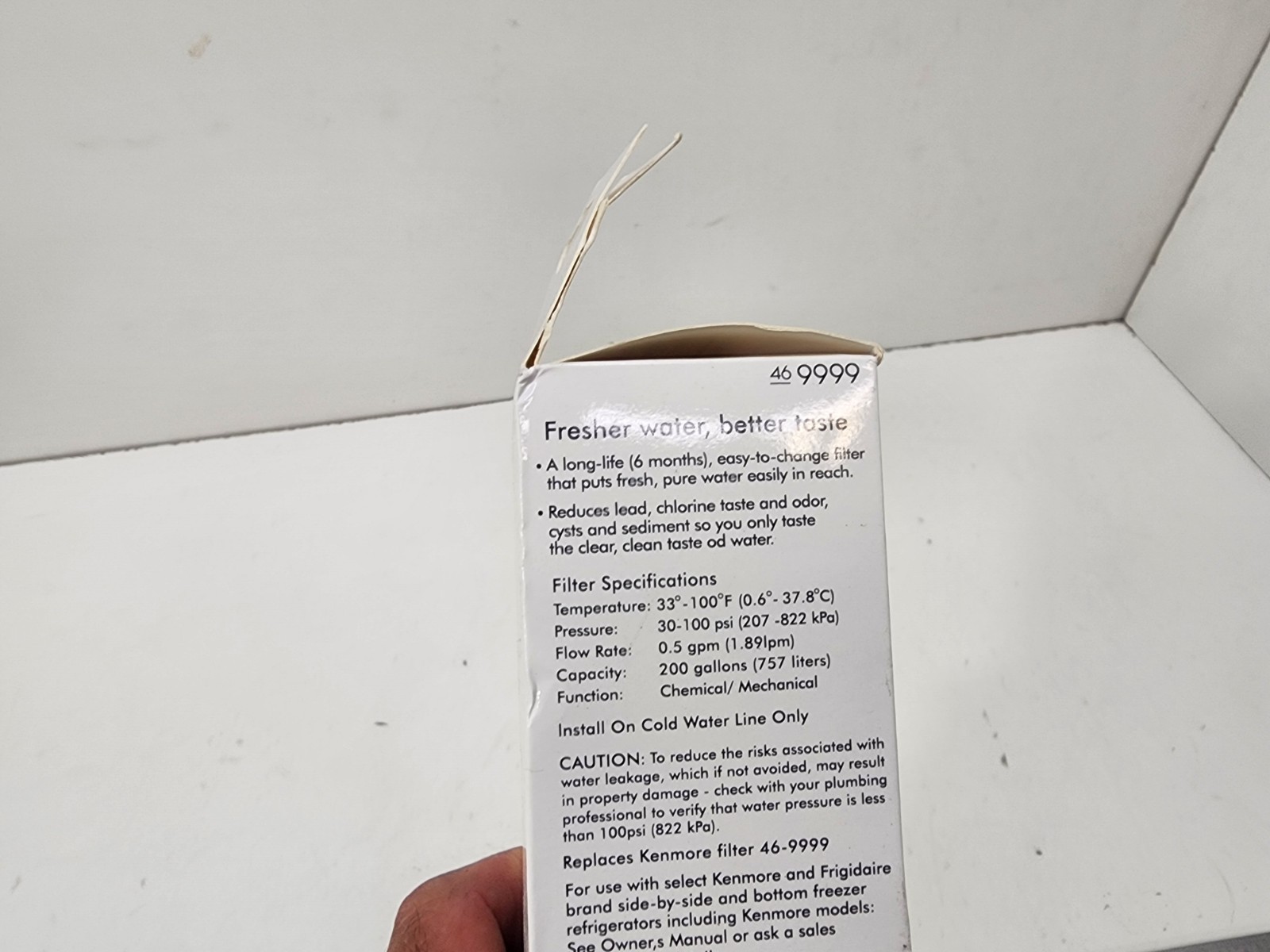 Kenmore Refrigerator Water Filter Replacement Cartridge 46-9999 9999 Genuine OEM