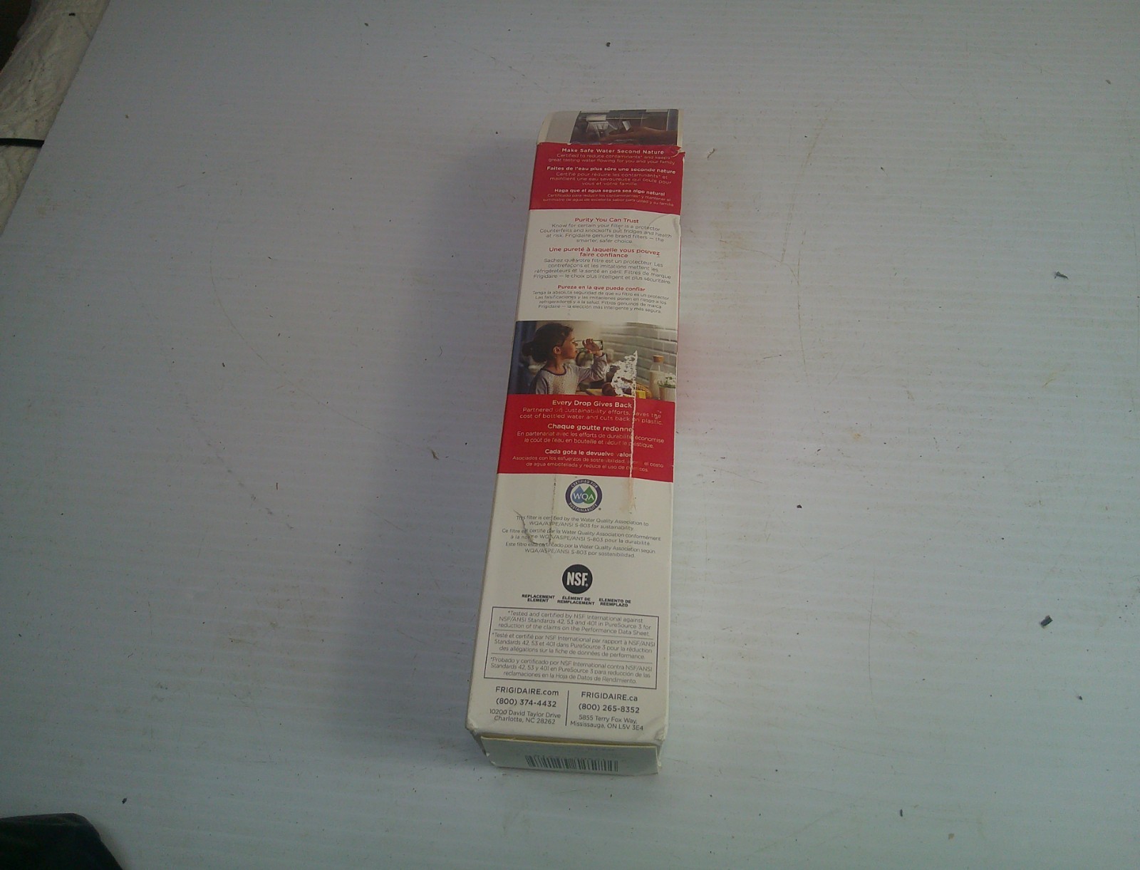 Frigidaire WF3CB Water Filter for Frigidaire Refrigerator – White 1PC