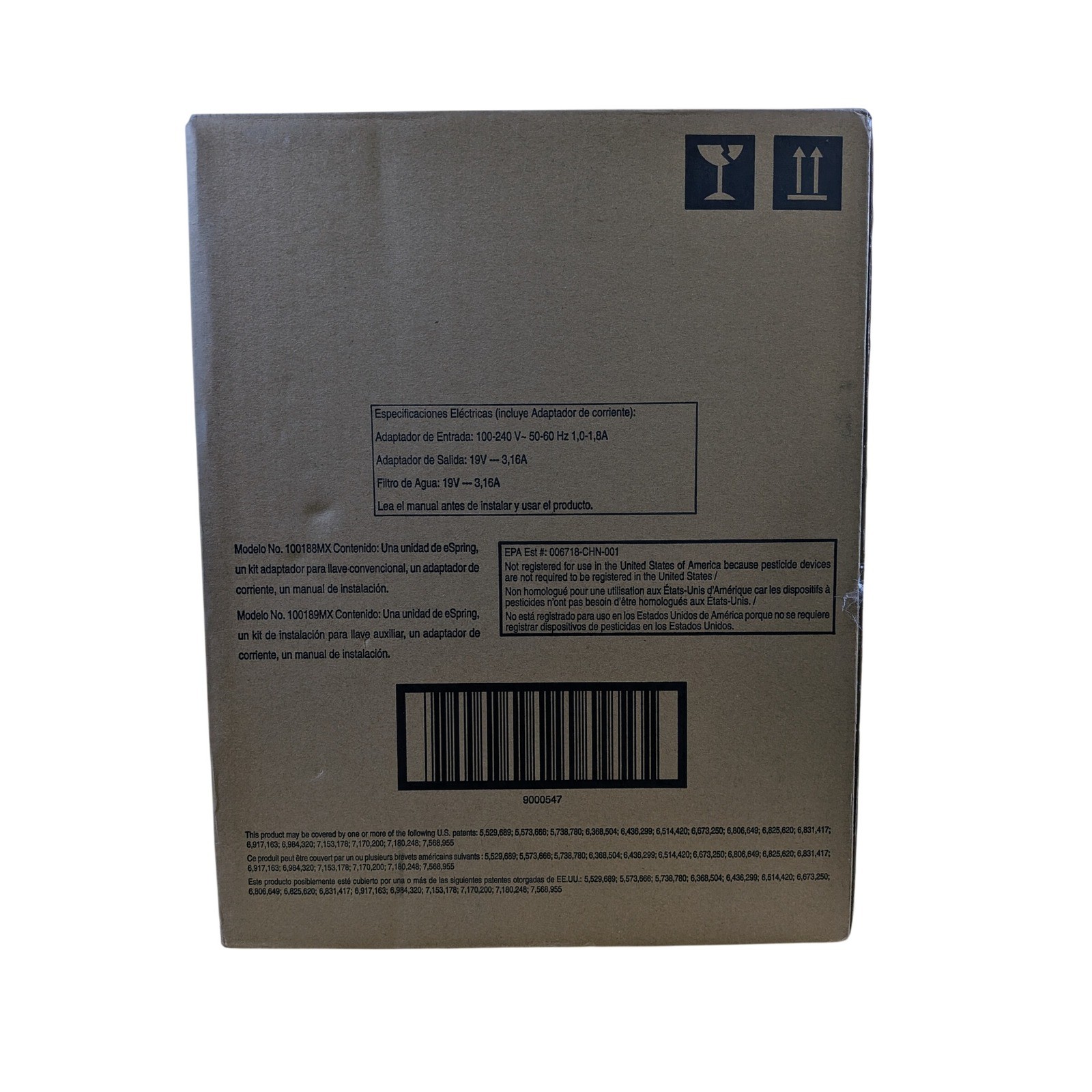 Amway eSpring Water Purifier System White 100188MX Countertop Unit