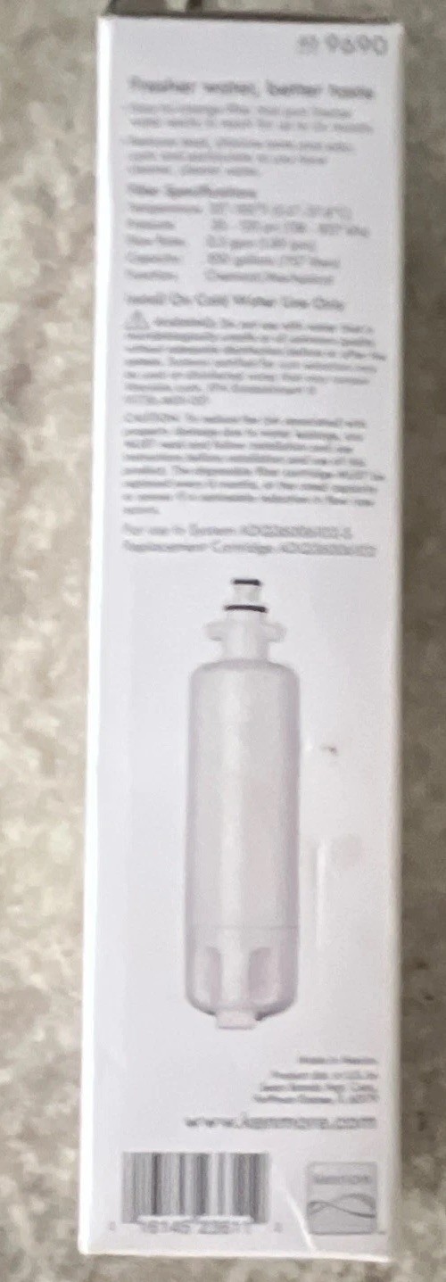 Kenmore 46-9690 Premium Refrigerator Water Filter, Carbon, 200 Gal, White