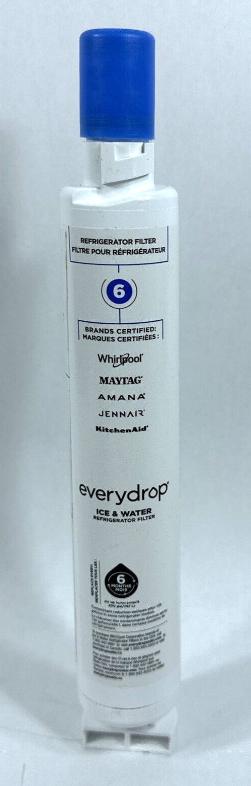 EveryDrop by Whirlpool EDR6D1 Ice and Refrigerator Water Filter 6 New/Open Box