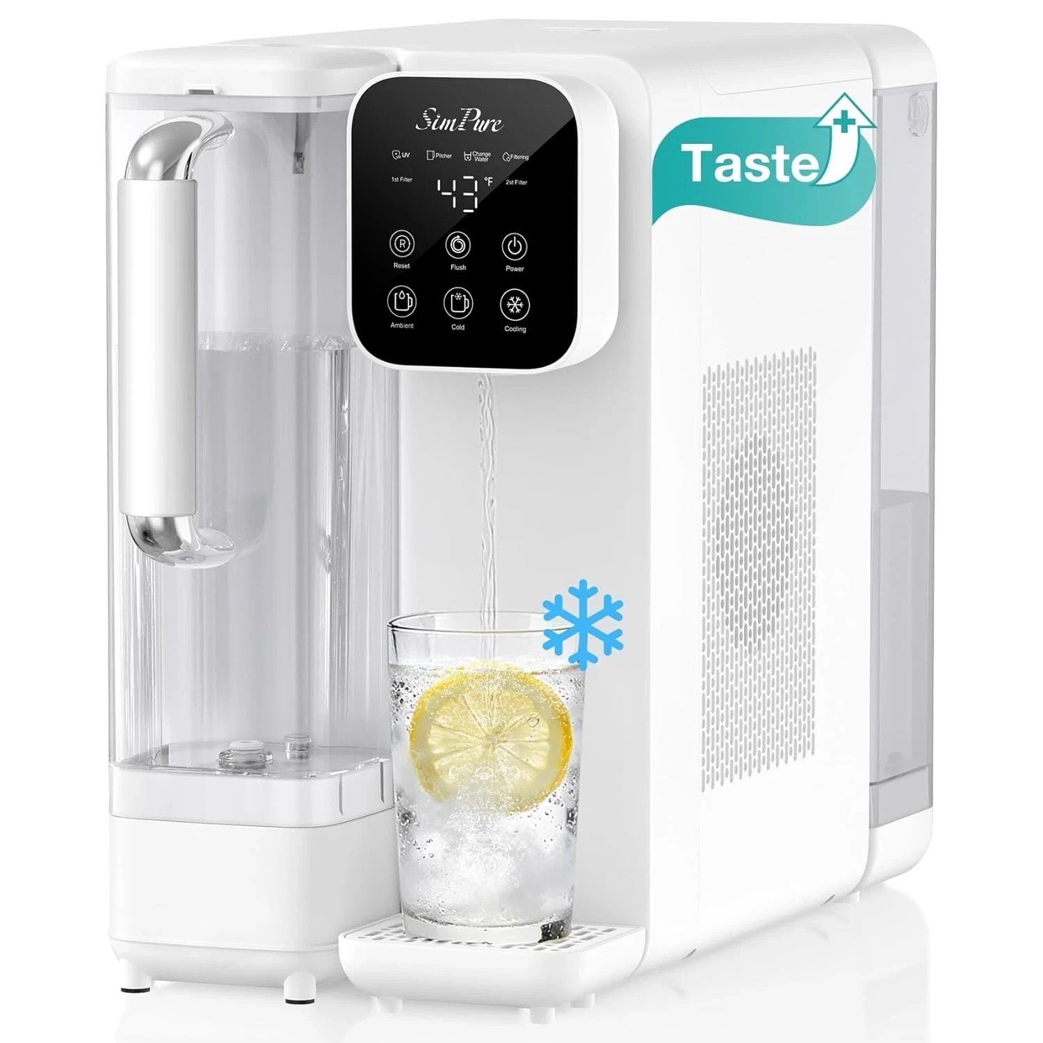 SimPure Y11C Countertop Reverse Osmosis Water Filter w/ Instant Cooling Open Box