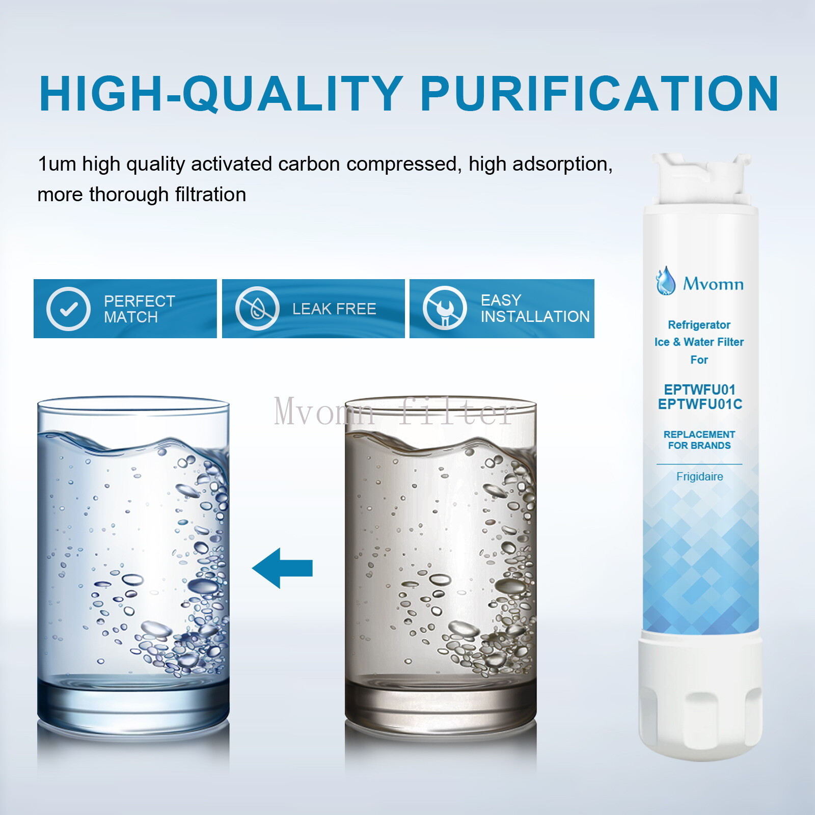 4PACKS For Frigidaire EPTWFU01 Pure Source Ultra II Refrigerator Water Filter
