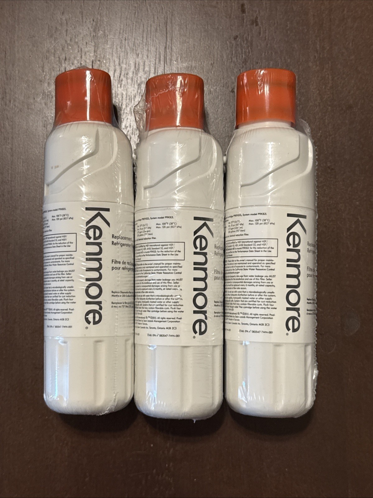 Lot Of 3 Pieces 9082 Replacement Refrigerator Filter for Kenmore 46-9082 46-9903