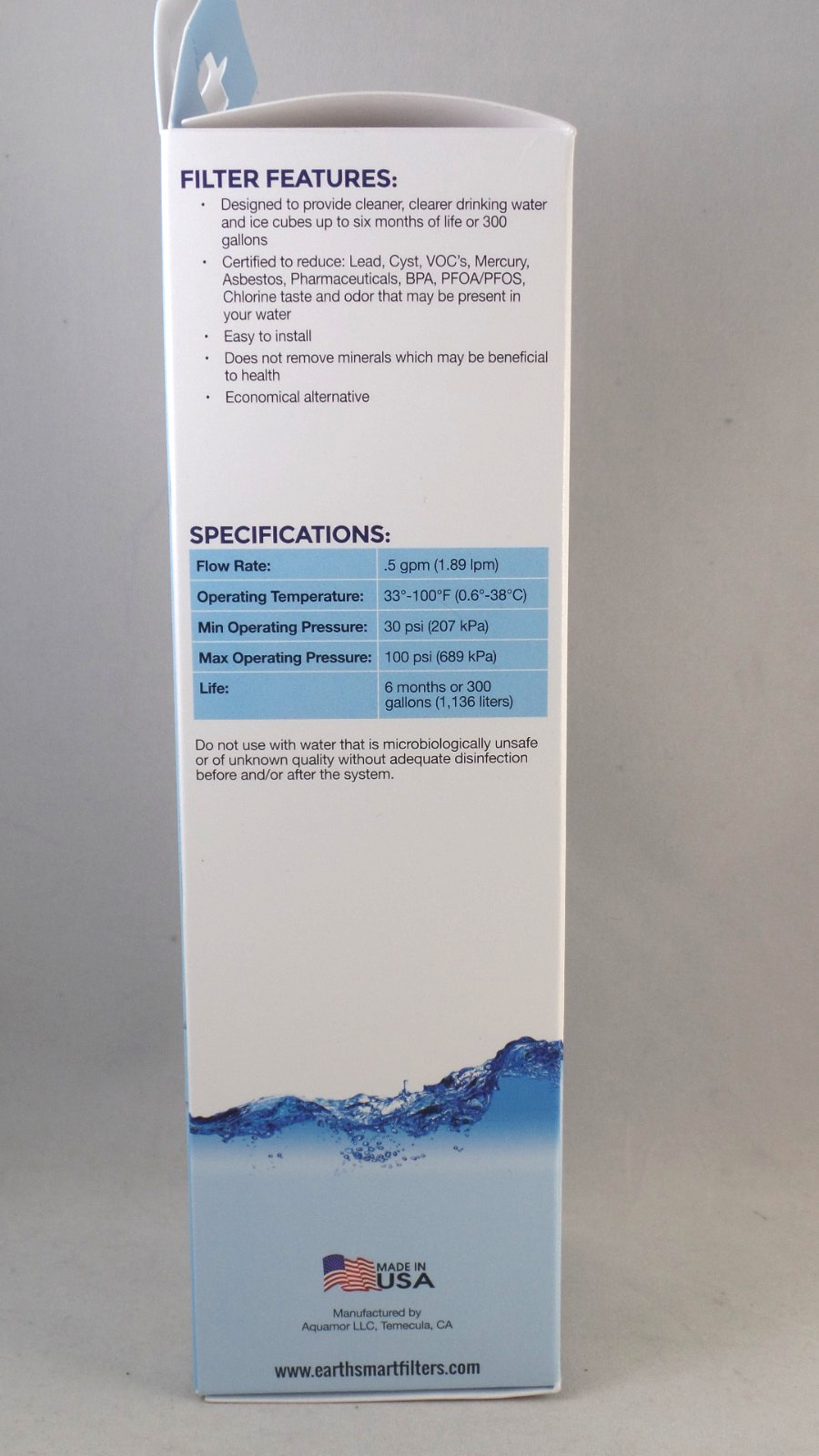 Earth Smart 4005003 S-4 Refrigerator Replacement Filters for Samsung Hafqin