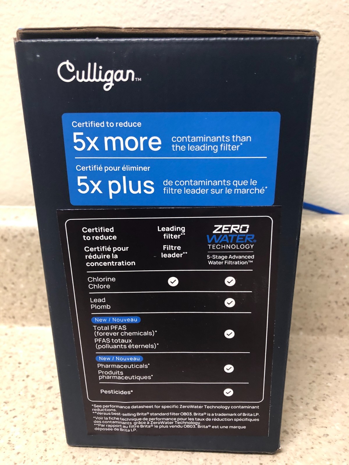 Culligan ZeroWater Blue/White Replacement Pitcher Filter