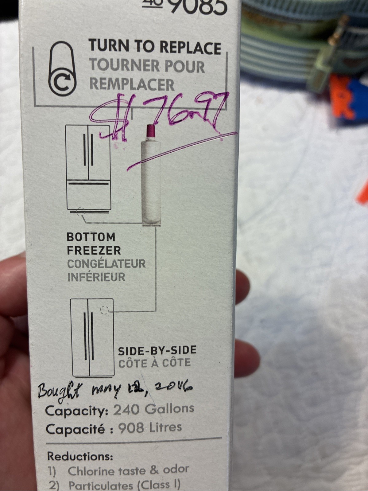 Kenmore 9085 Replacement Refrigerator Water Filter (469085)