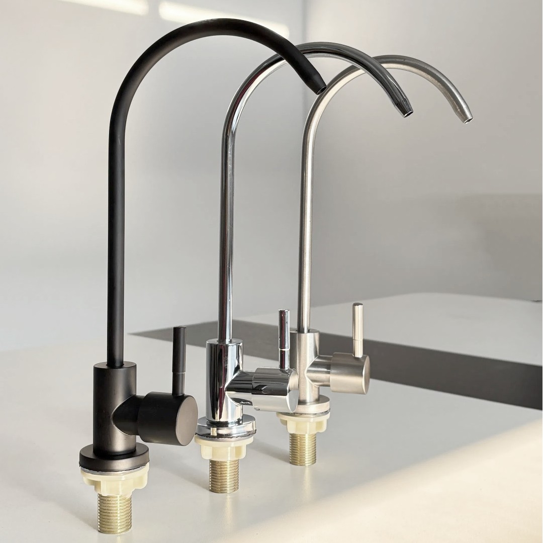 1/4» 1/2″ Kitchen Sink Faucet Tap Reverse Osmosis Drinking Water Filter