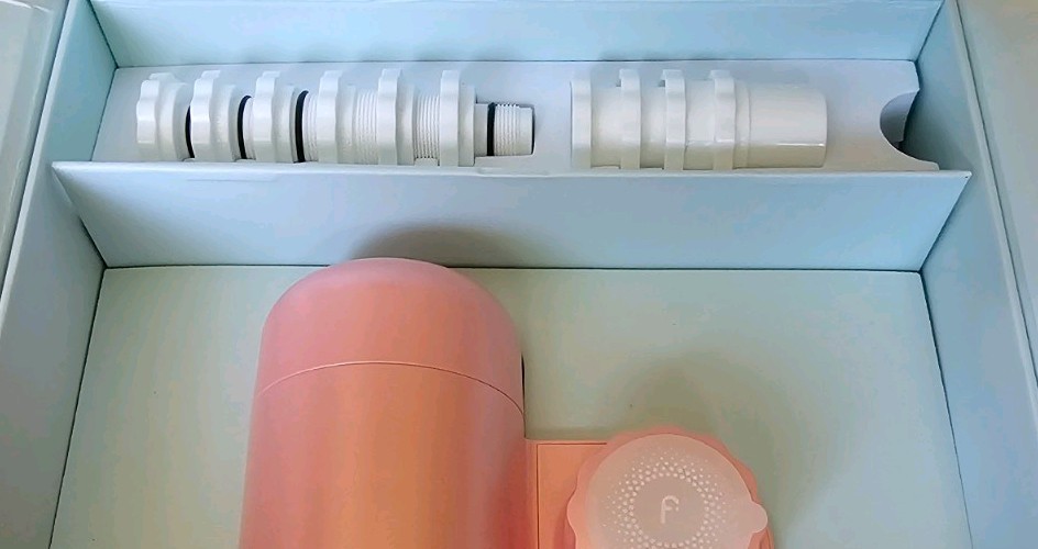 Filterbaby 2.0 Silver Faucet Filter for Skincare NIB Pink
