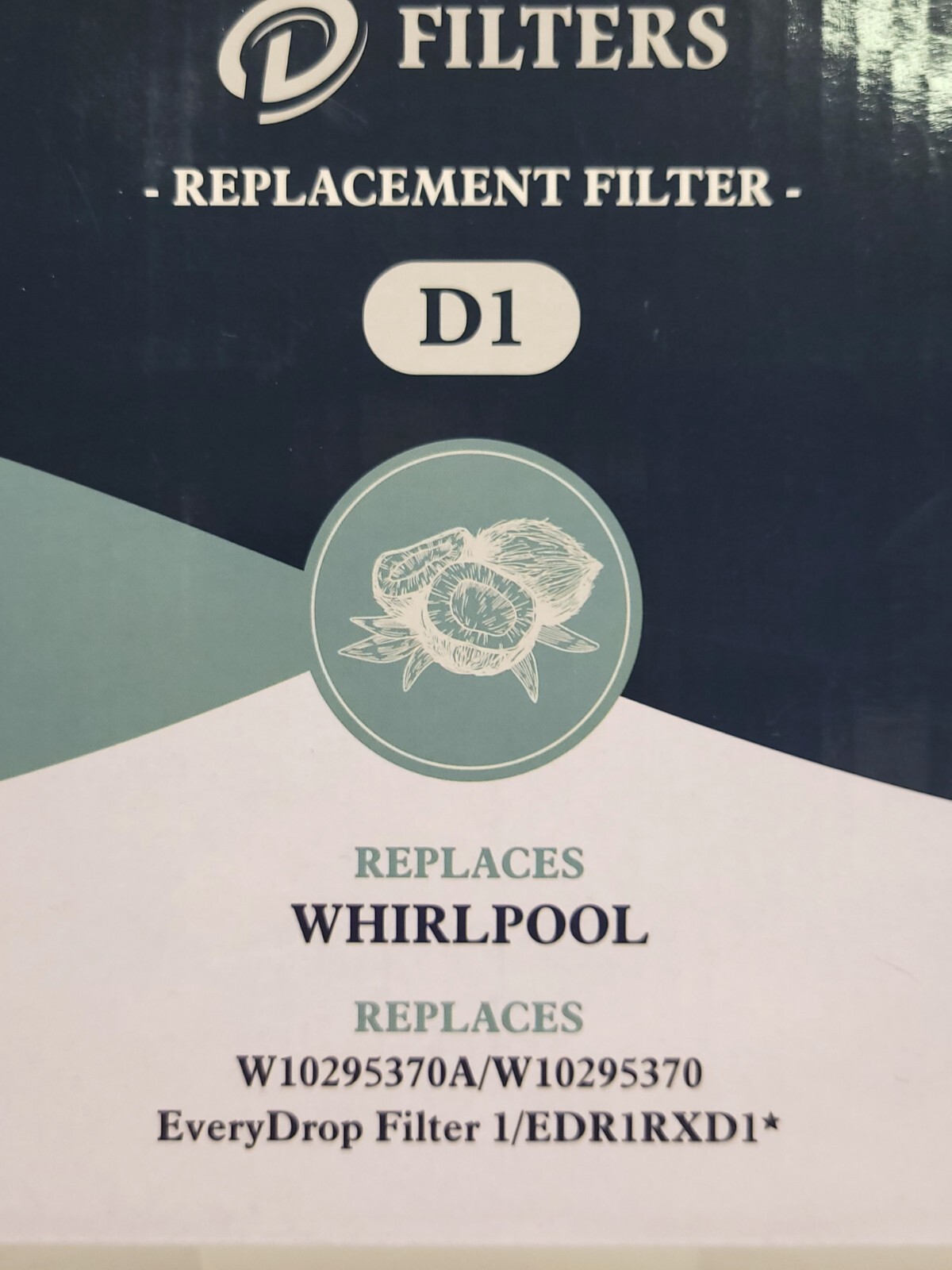 DFilters D1 W10295370A/EDR1RXD1 Filter Replacement 3 pack Sealed