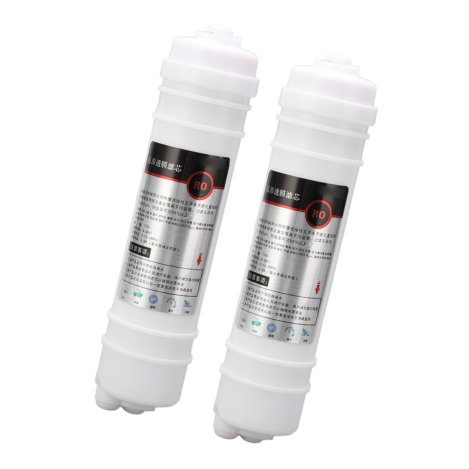 2Pcs Water Purifier Filter RO Membrane 10in 75g (Korean Style)