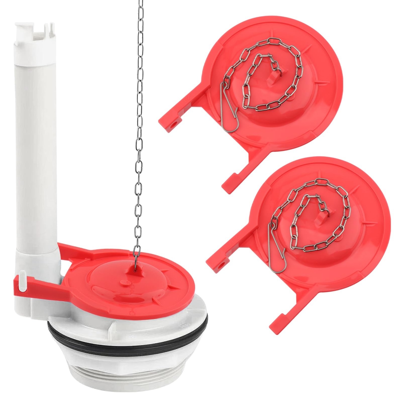2pcs 3inch Toilet Flapper Replacement Universal Toilet Flush Valve Replacemen…