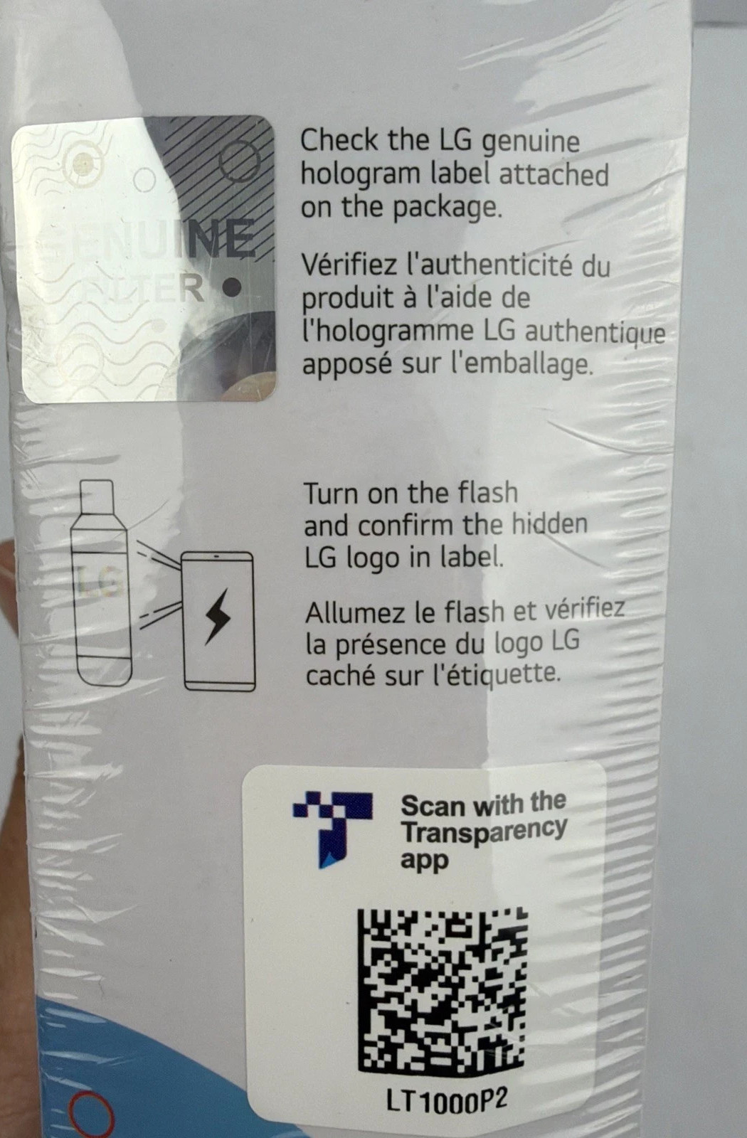 LG LT1000P2 6-Month / 200 Gallon Refrigerator Replacement Water Filter 2 Pack