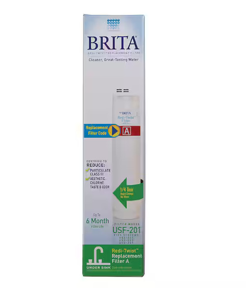 BRITA Redi-Twist Replacement Filter Undersink USF-201 Code A NEW