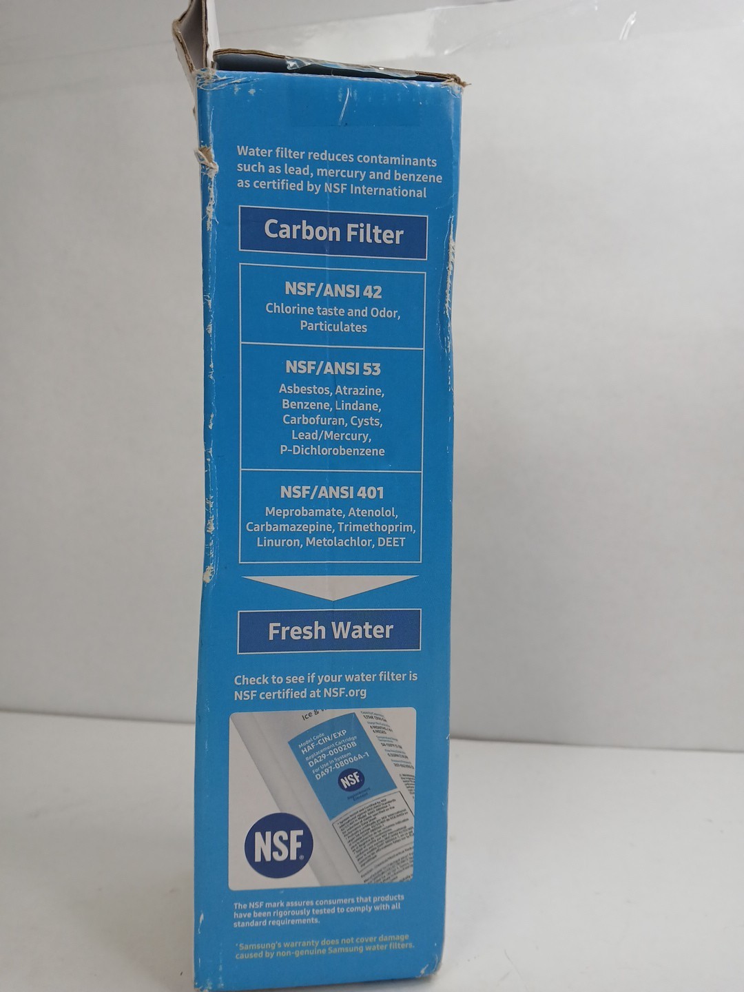 Samsung OEM DA29-00020B HAF-CIN/EXP Refrigerator Water Filter For DA97-08006A-E