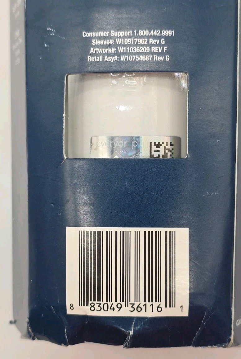 Refrigerator Replacement Filter 3 EDR3RXD1 P1WB2 L Sealed