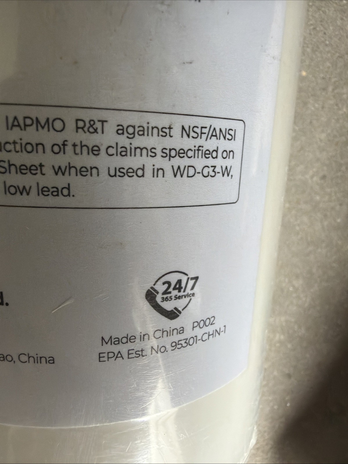 Waterdrop WD-G3-RO Filter, Replacement for WD-G3-W Reverse Osmosis System