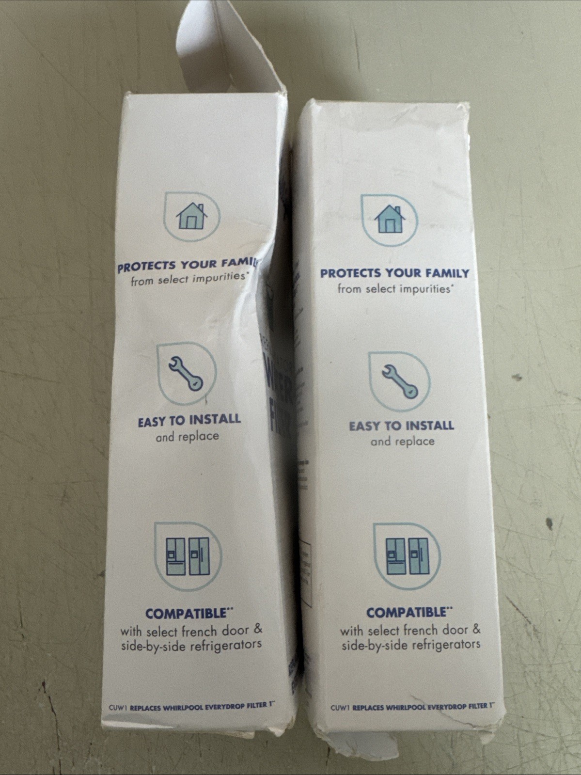 Lot of 2 – Culligan CUW1 Refrigerator Water Filter – Whirlpool Everydrop