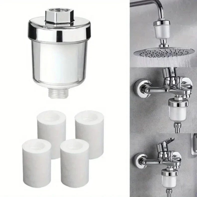 Household Water Purifier ABS Shower Pre-Filter for Chlorine Removal Bathroom Wat